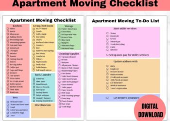 Move out checklist - fitytronic